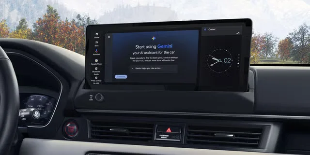Honda та Acura запроваджують AI-асистента Google Gemini у свої автомобілі