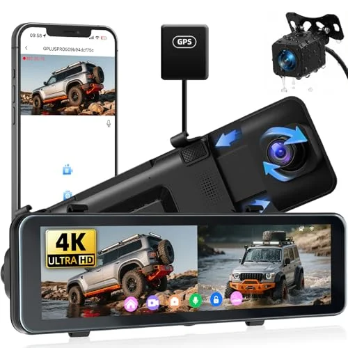 Огляд: Dashcam GKU 4K з сенсорним екраном та нічним баченням