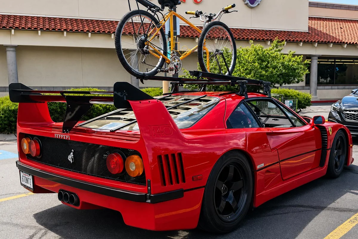 Ferrari F40, яка служить щоденною машиною: історія з рекордом на гонках