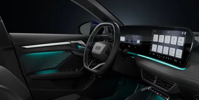 Прощавай, кнопки! Оновлений інтер'єр Audi A3 2027 року замінює фізичні елементи управління на більшу площу екрану