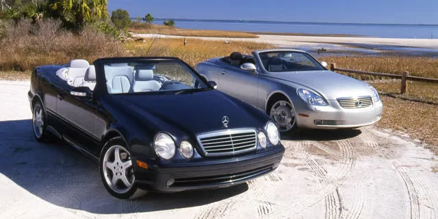 Порівняння Lexus SC430 та Mercedes-Benz CLK430: стиль та продуктивність