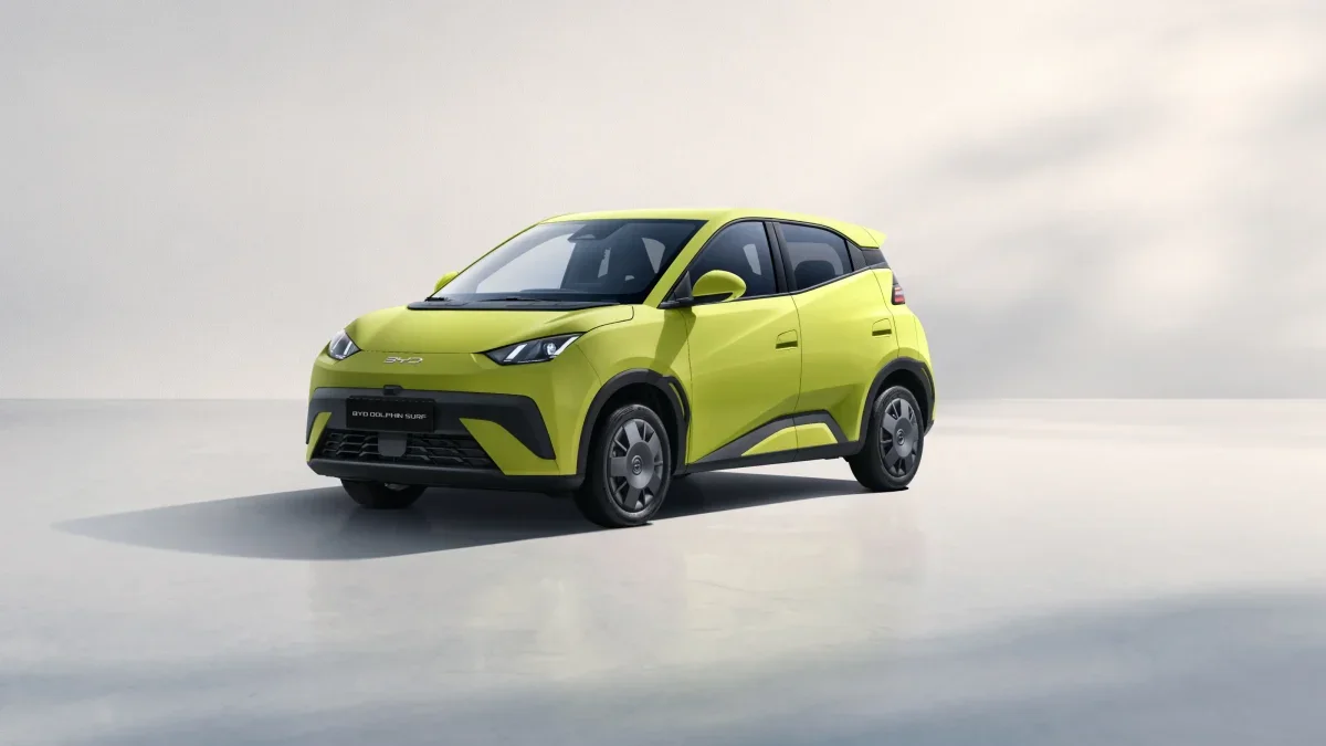 BYD Dolphin Surf: 5 зірок Euro NCAP та 6 подушок безпеки в стандартній комплектації