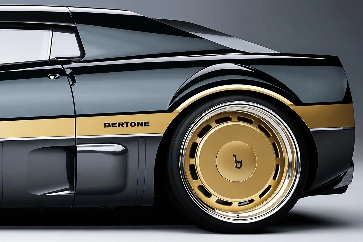 Bertone презентує нову версію концепту 1969 року під назвою "Nero Aureo"